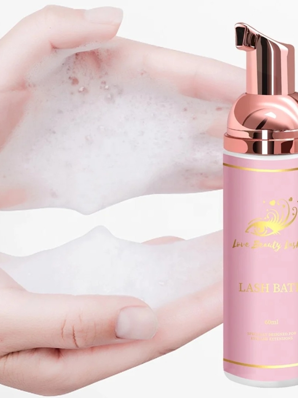 Lash Bath Foaming Cleanser - Pink